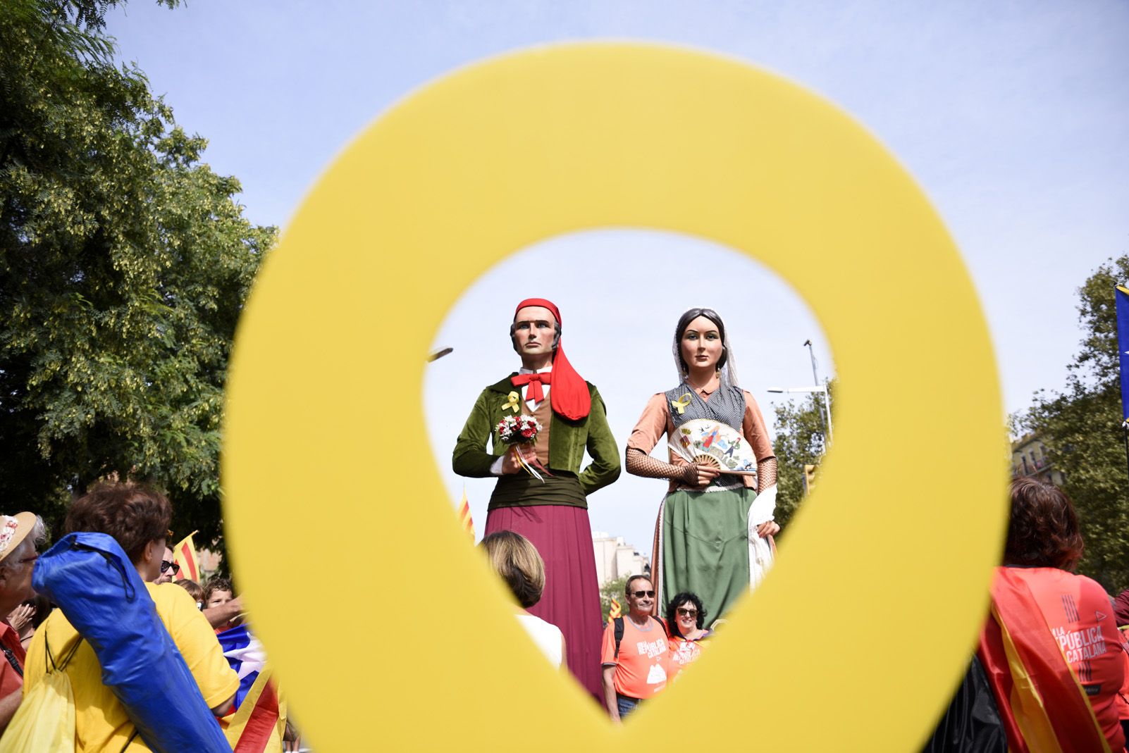 Manifestació de la diada Nacional de Catalunya a Barcelona. Foto: Bernat Millet.
