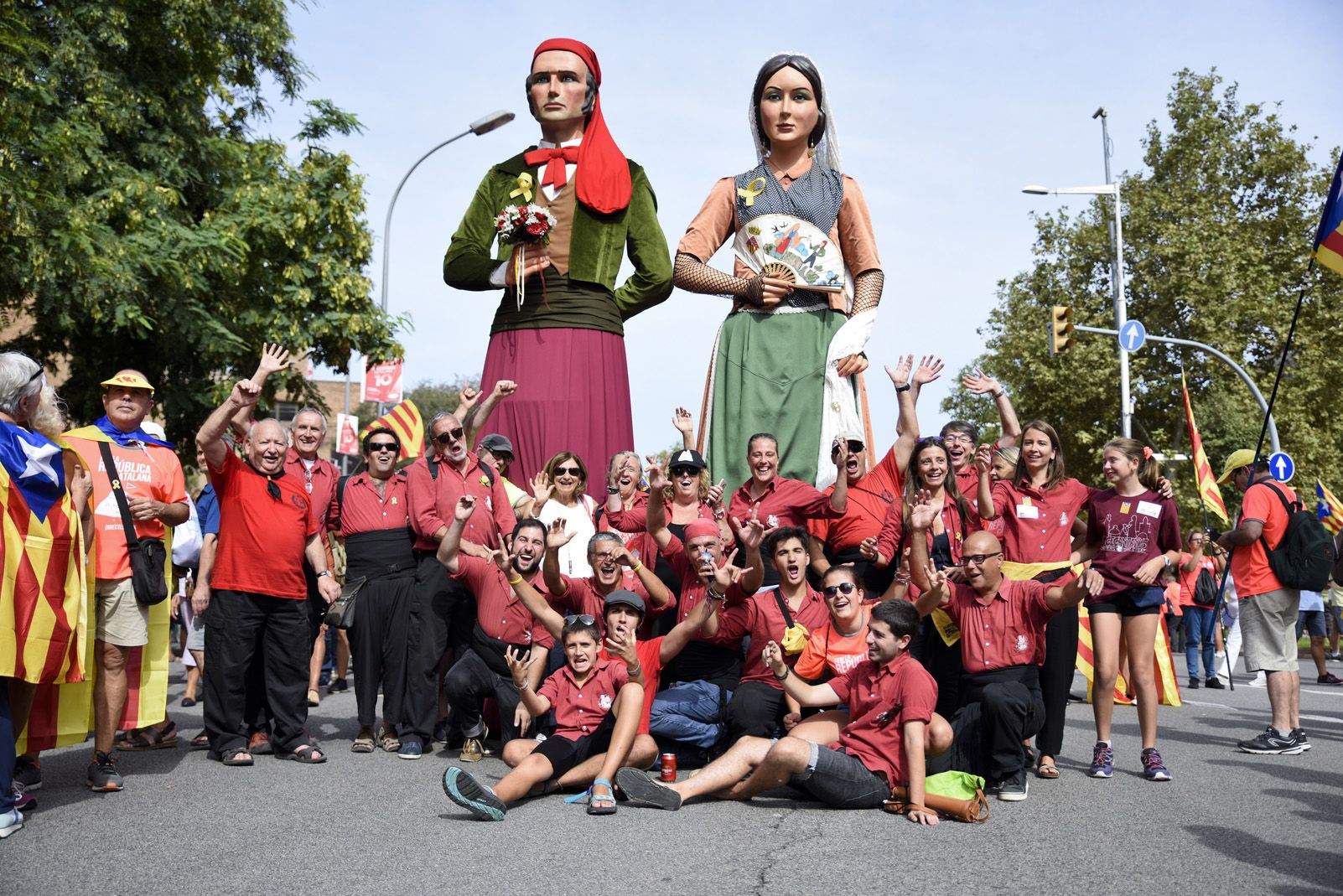 Manifestació de la diada Nacional de Catalunya a Barcelona. Foto: Bernat Millet.