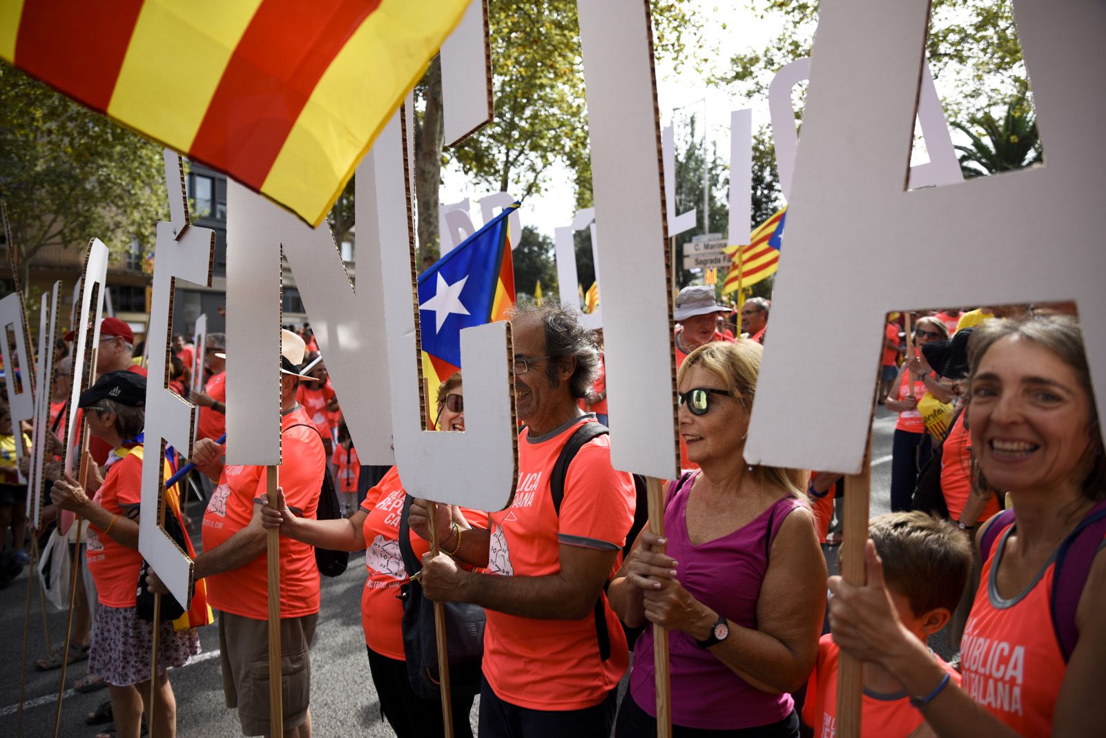 Manifestació de la diada Nacional de Catalunya a Barcelona. Foto: Bernat Millet.