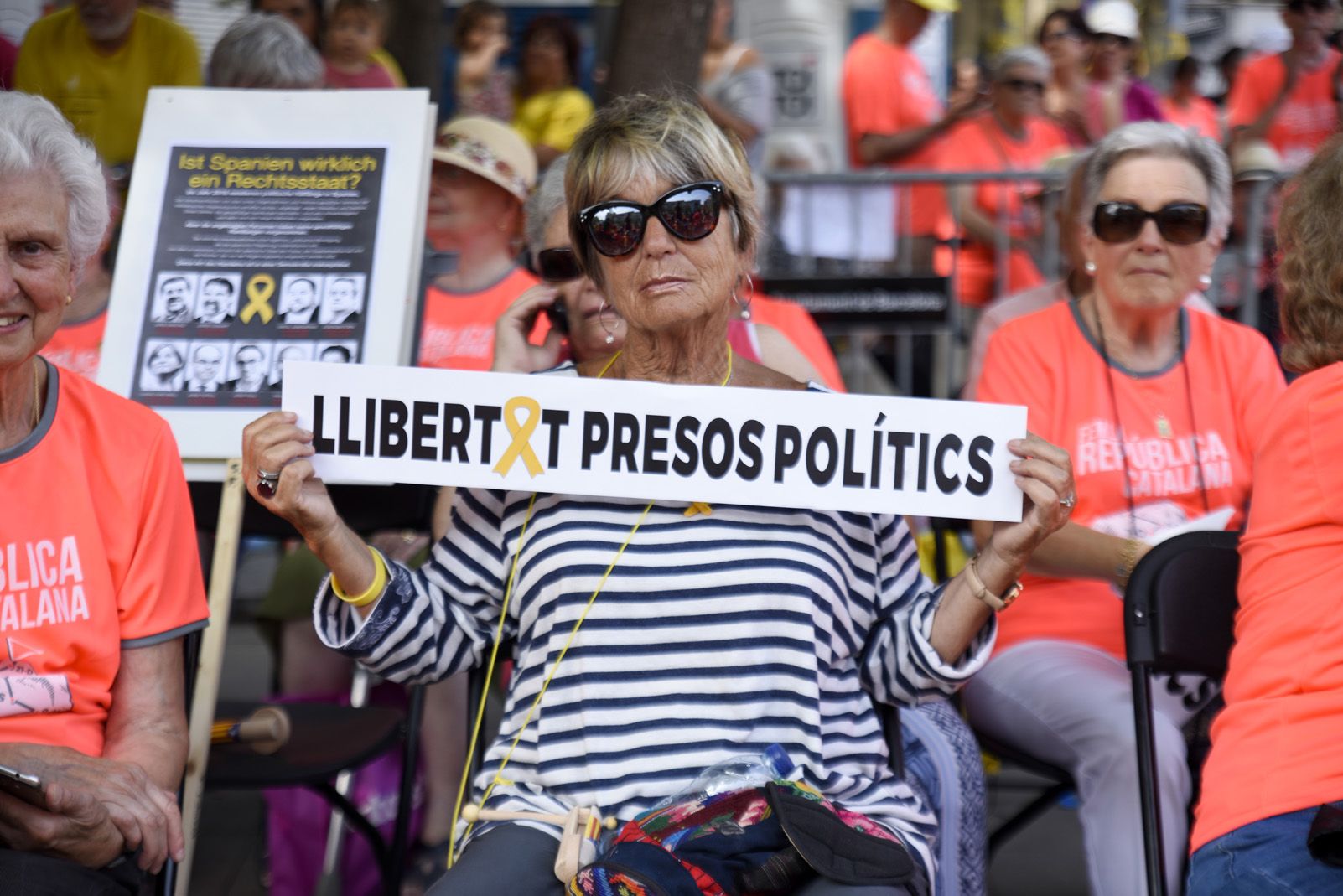 Manifestació de la diada Nacional de Catalunya a Barcelona. Foto: Bernat Millet.