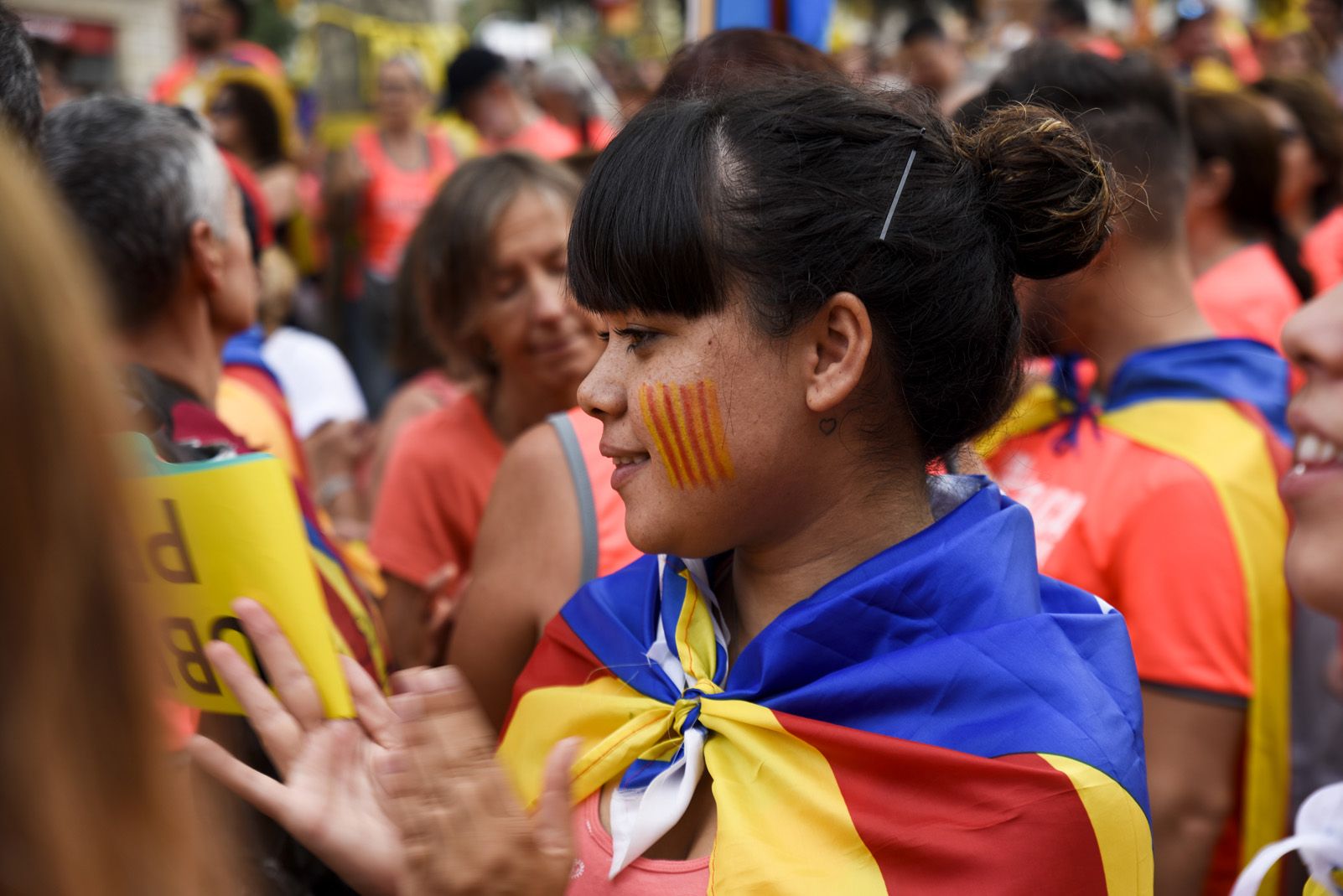 Manifestació de la diada Nacional de Catalunya a Barcelona. Foto: Bernat Millet.