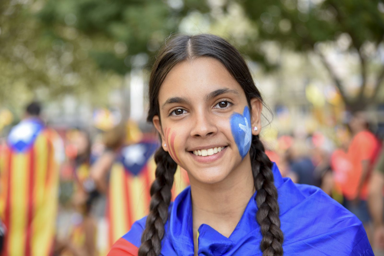 Manifestació de la diada Nacional de Catalunya a Barcelona. Foto: Bernat Millet.