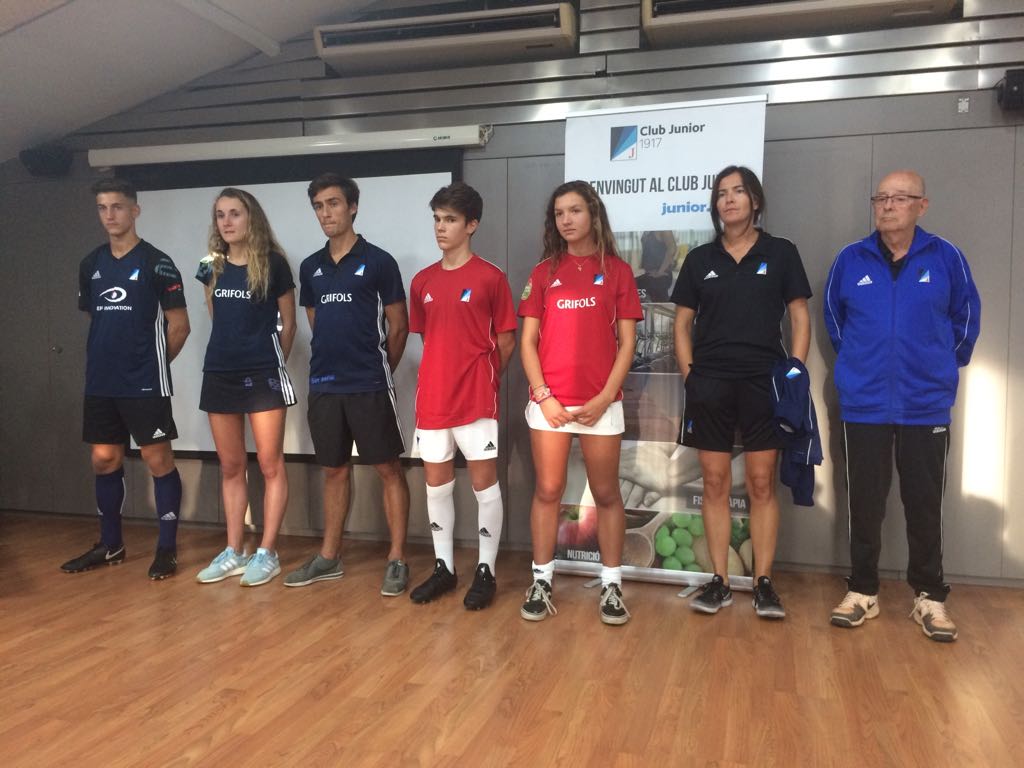 Noves equipacions Club Junior 1917. FOTO: Àlex López
