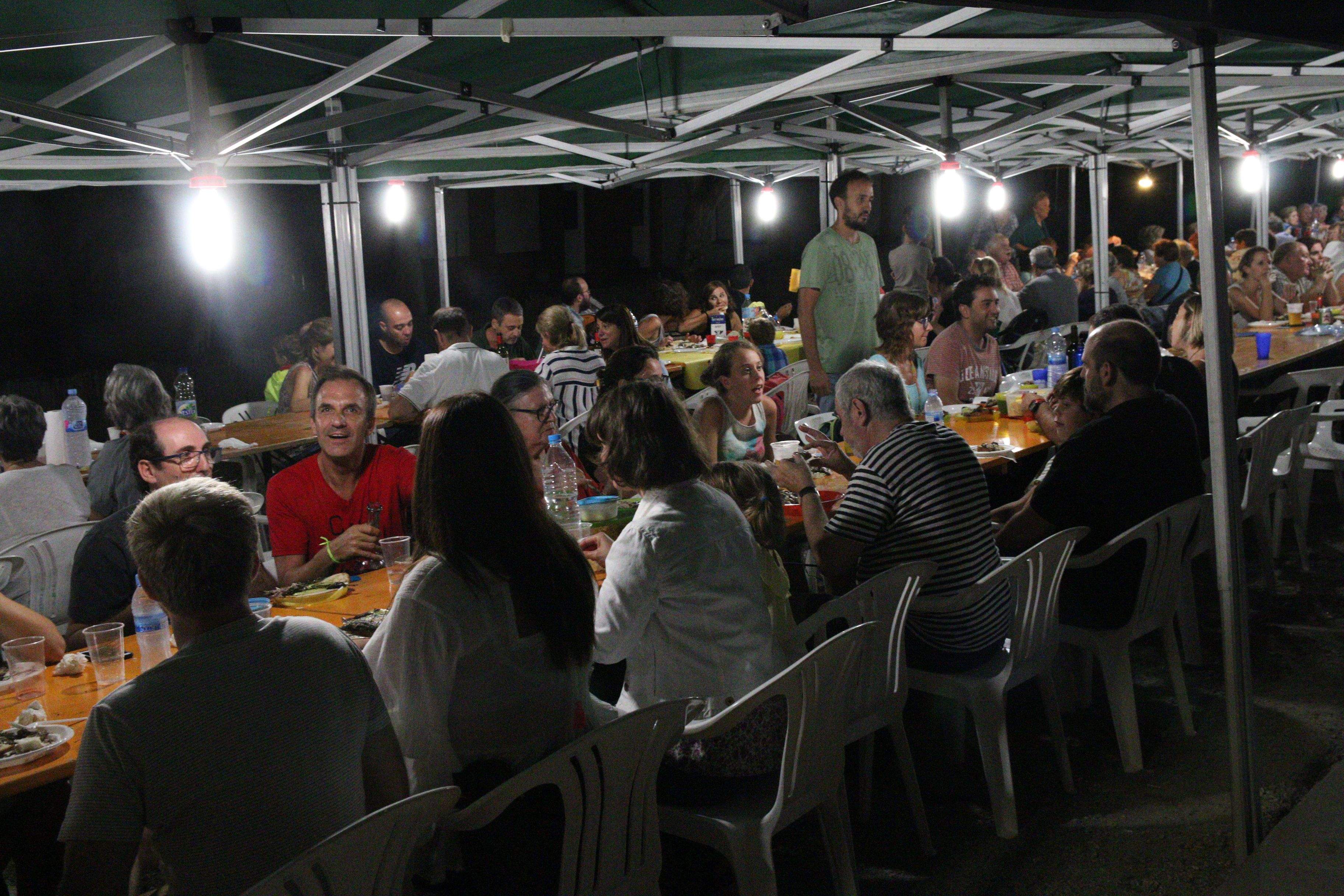 Sardinada ecològica. Foto: Lali Álvarez