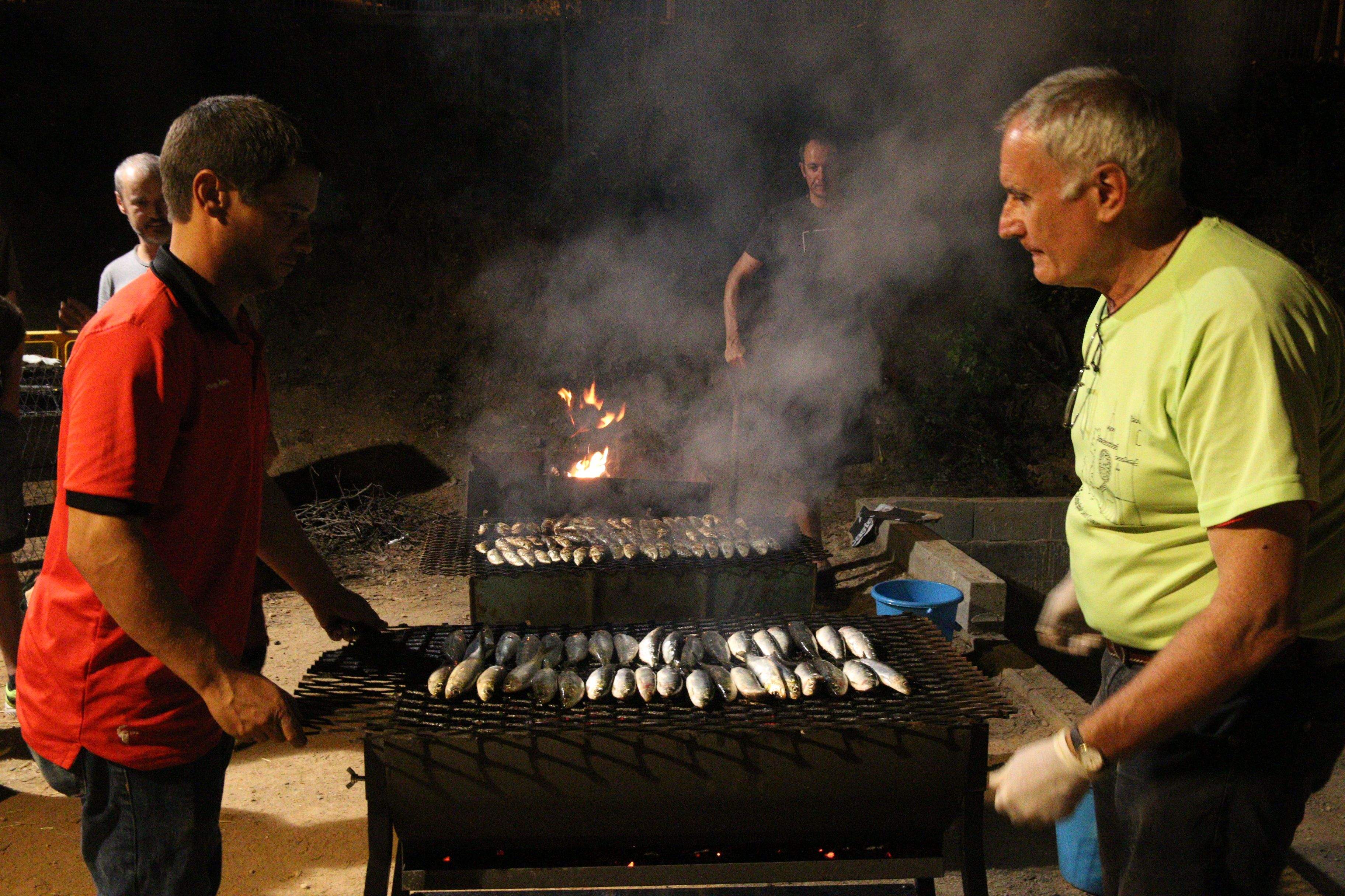 Sardinada ecològica. Foto: Lali Álvarez