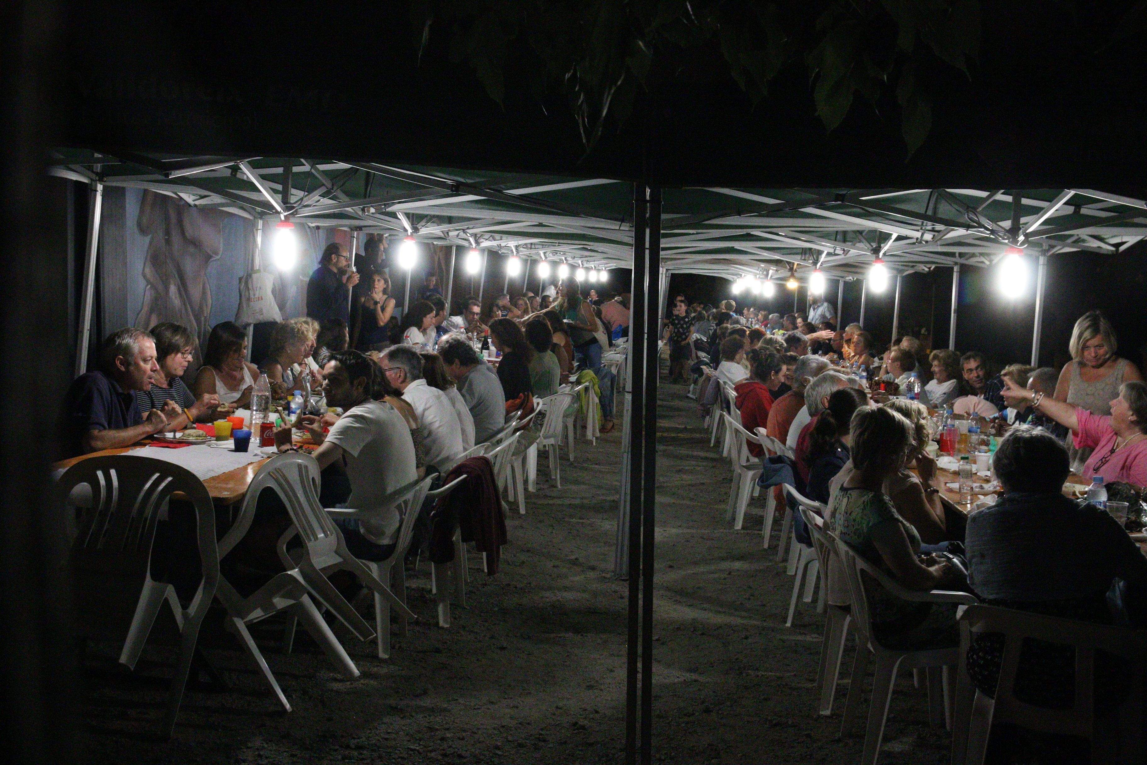 Sardinada ecològica. Foto: Lali Álvarez