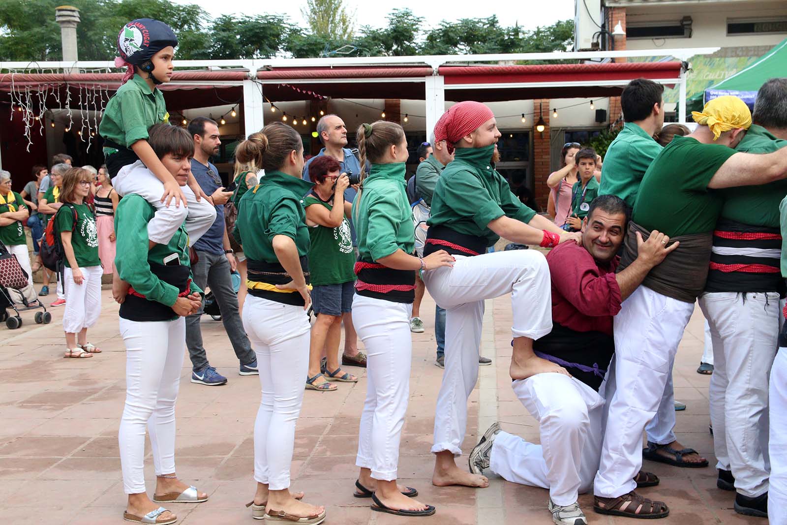 Diada Castellera de Festa Major. Foto: Lali Álvarez