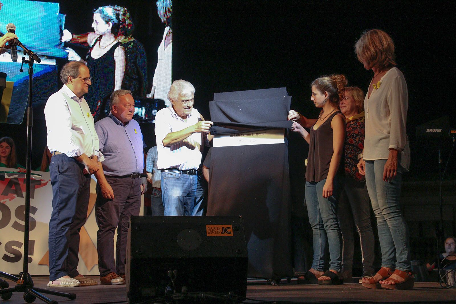 Marxa per a la República. Foto: Lali Álvarez