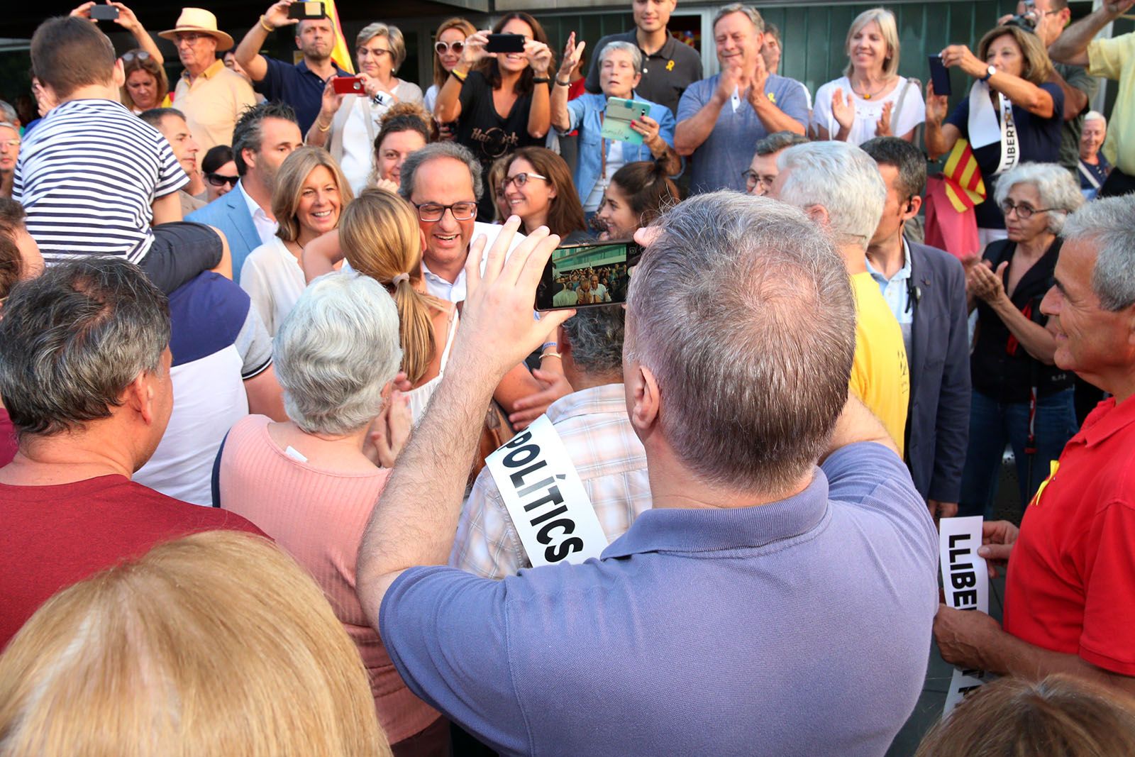 Marxa per a la República. Foto: Lali Álvarez