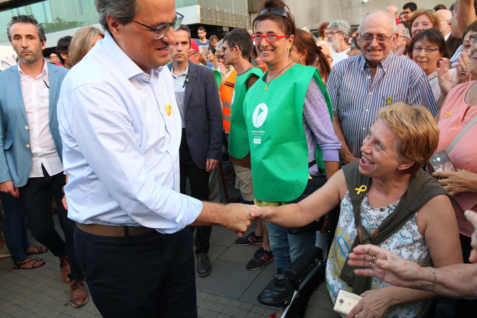 Marxa per a la República. Foto: Lali Álvarez