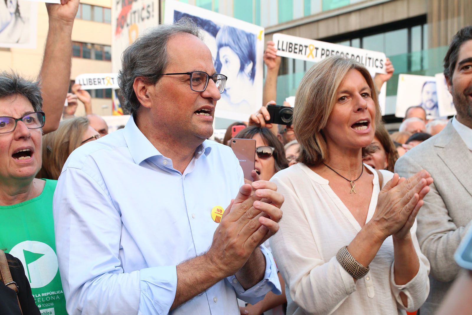 Marxa per a la República. Foto: Lali Álvarez