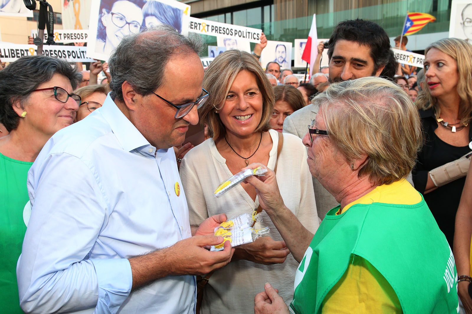 Marxa per a la República. Foto: Lali Álvarez