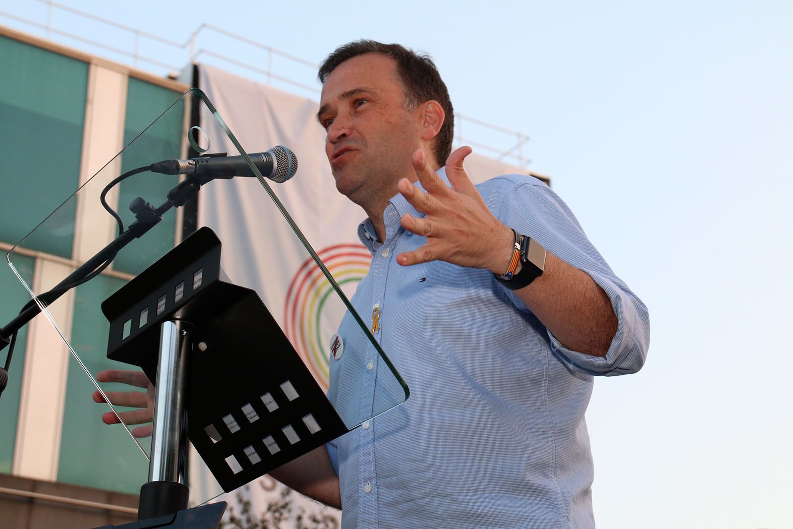 Marxa per a la República. Foto: Lali Álvarez