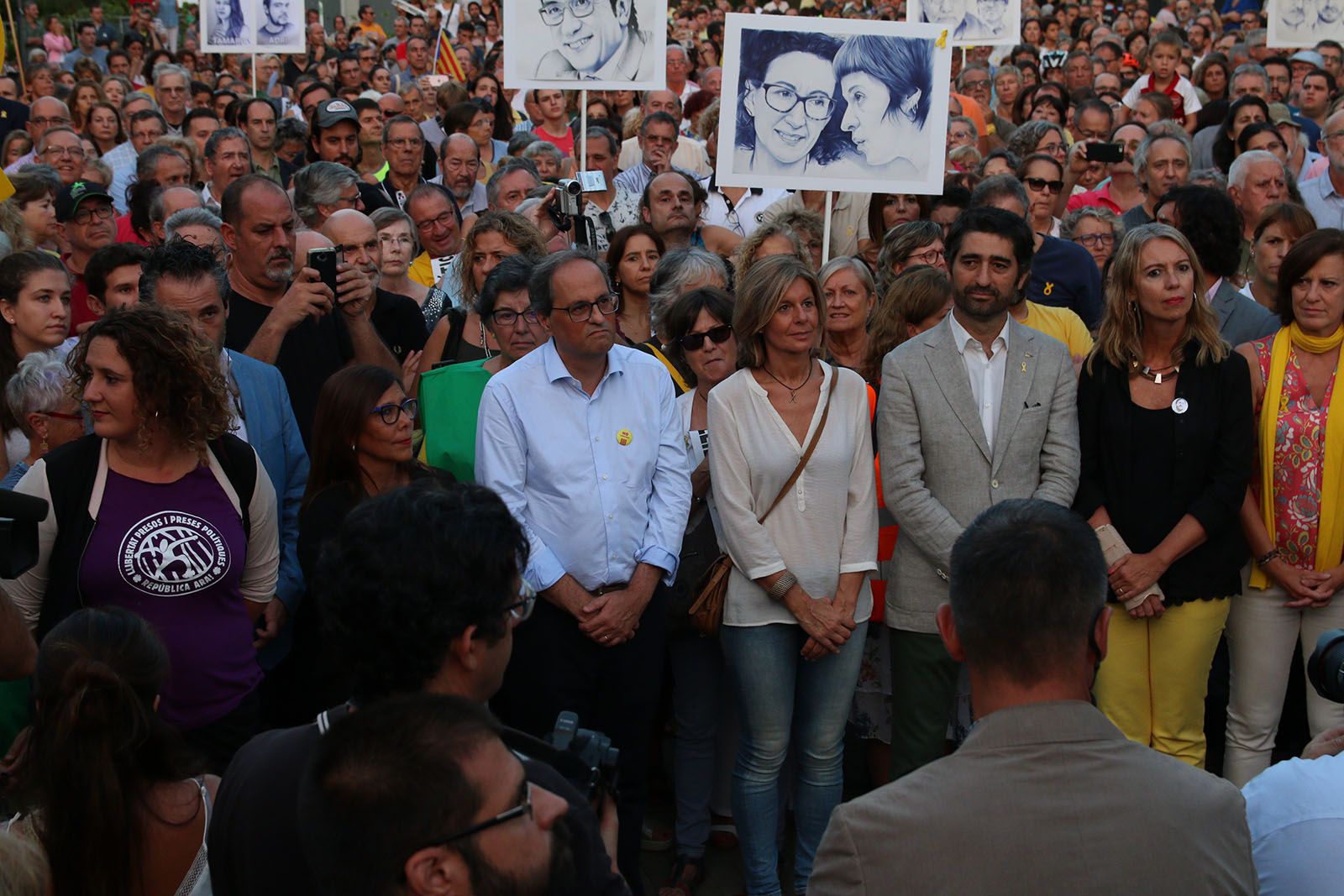 Marxa per a la República. Foto: Lali Álvarez