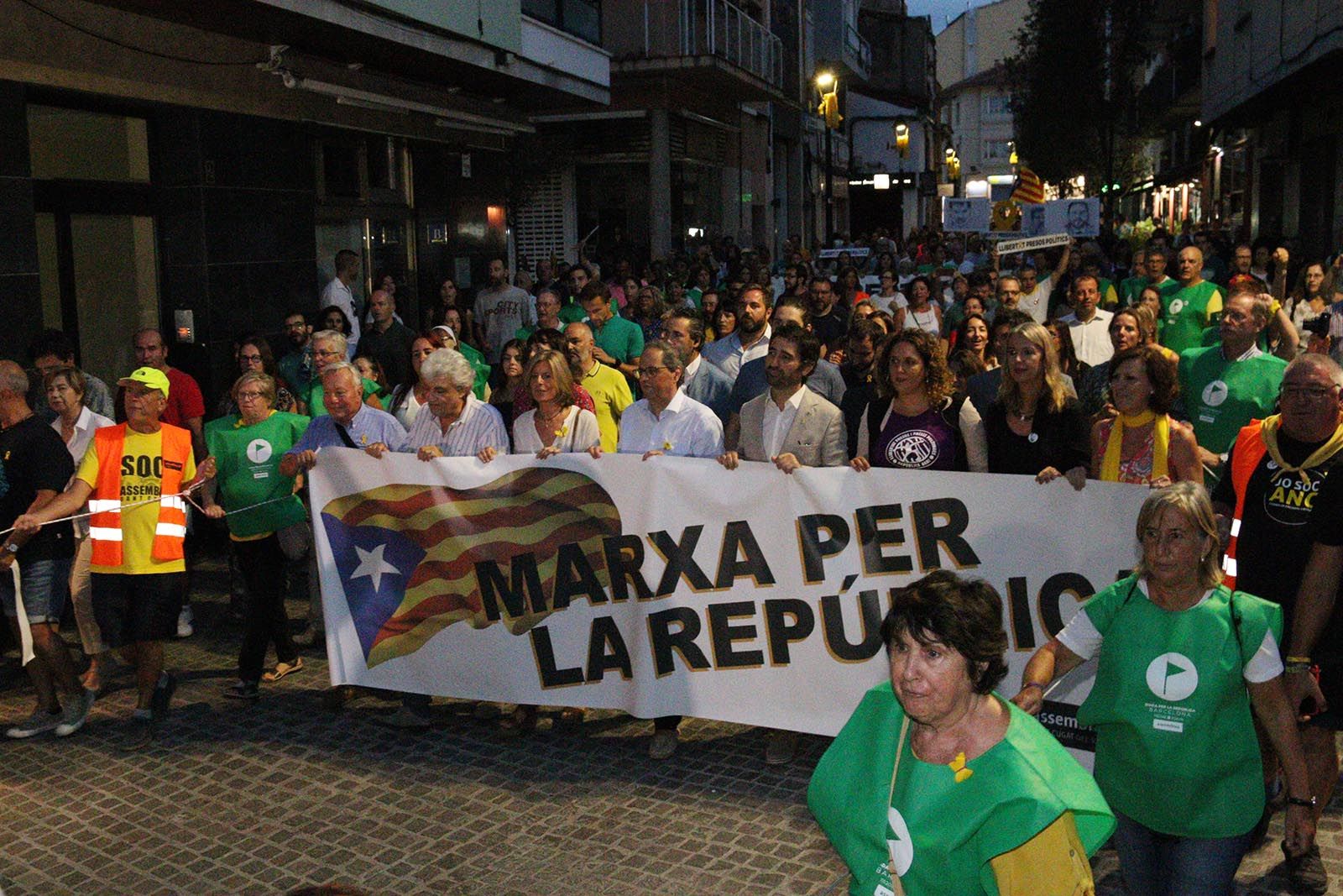 Marxa per a la República. Foto: Lali Álvarez