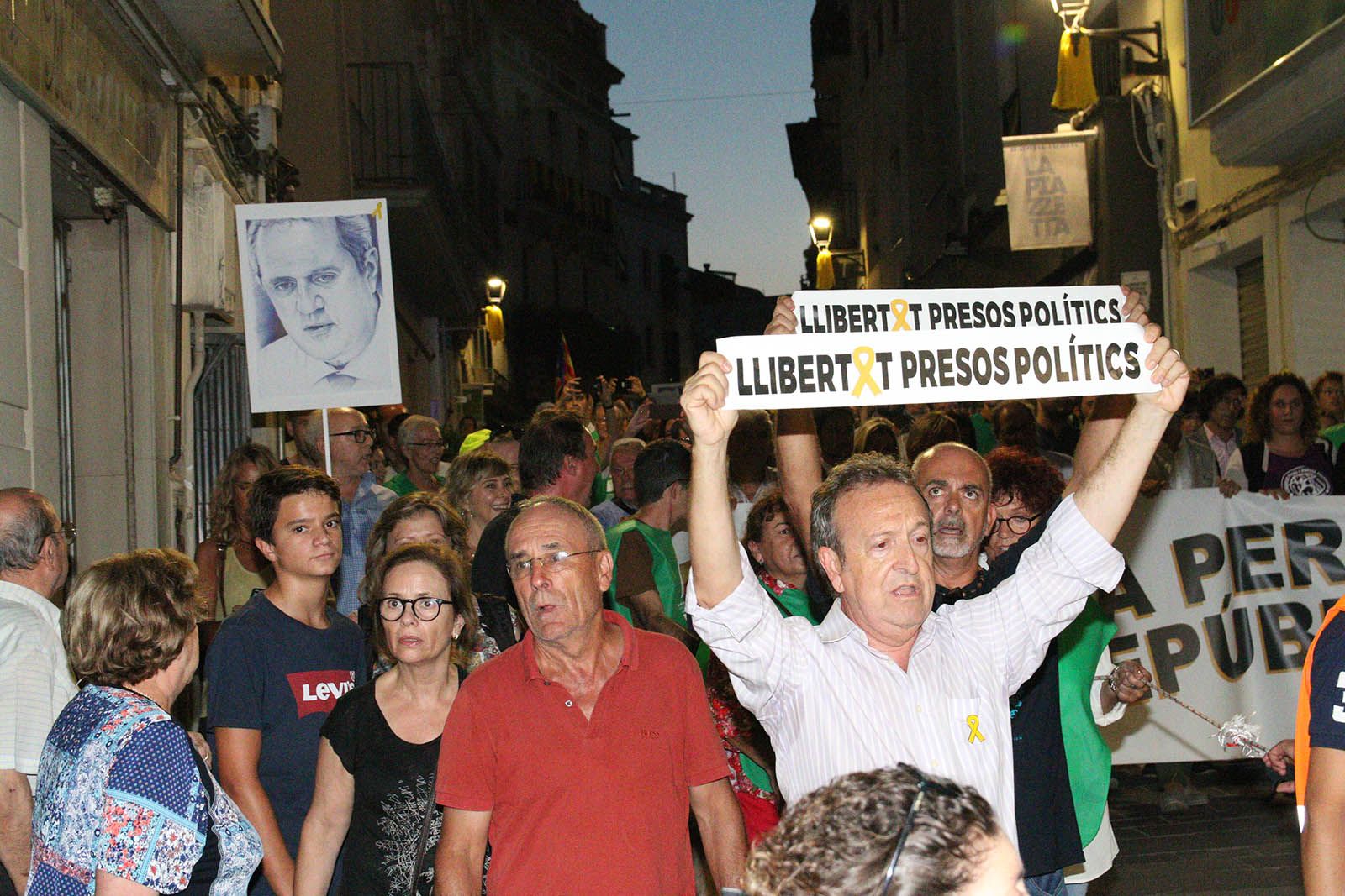 Marxa per a la República. Foto: Lali Álvarez