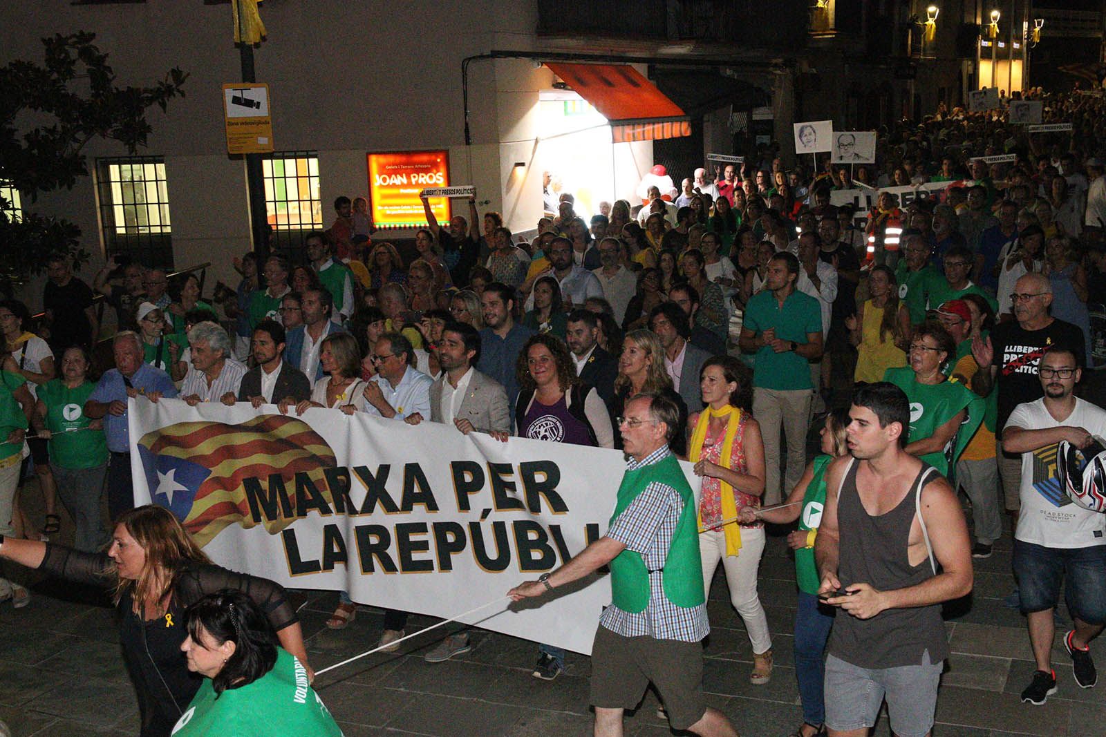 Marxa per a la República. Foto: Lali Álvarez