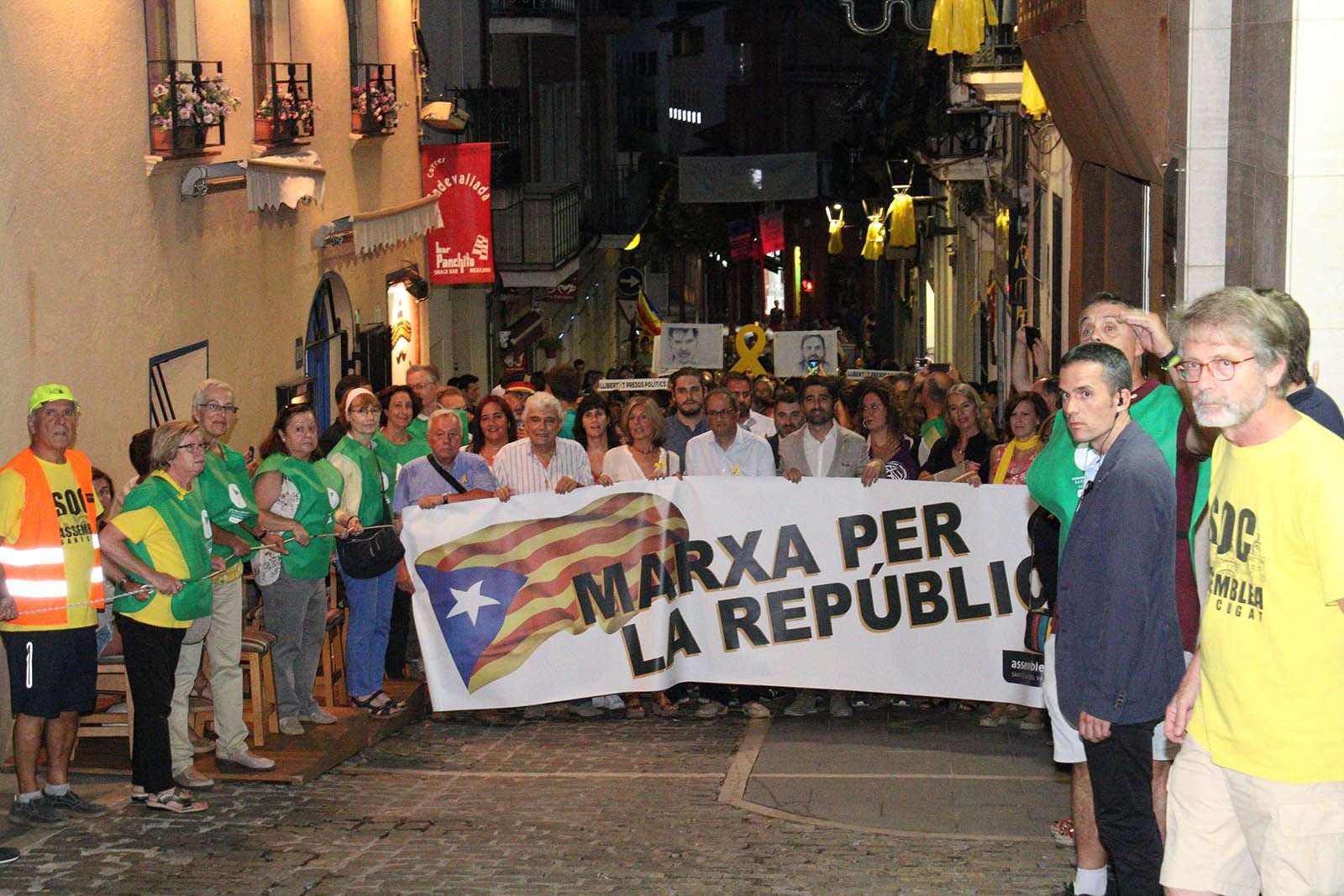 Marxa per a la República. Foto: Lali Álvarez