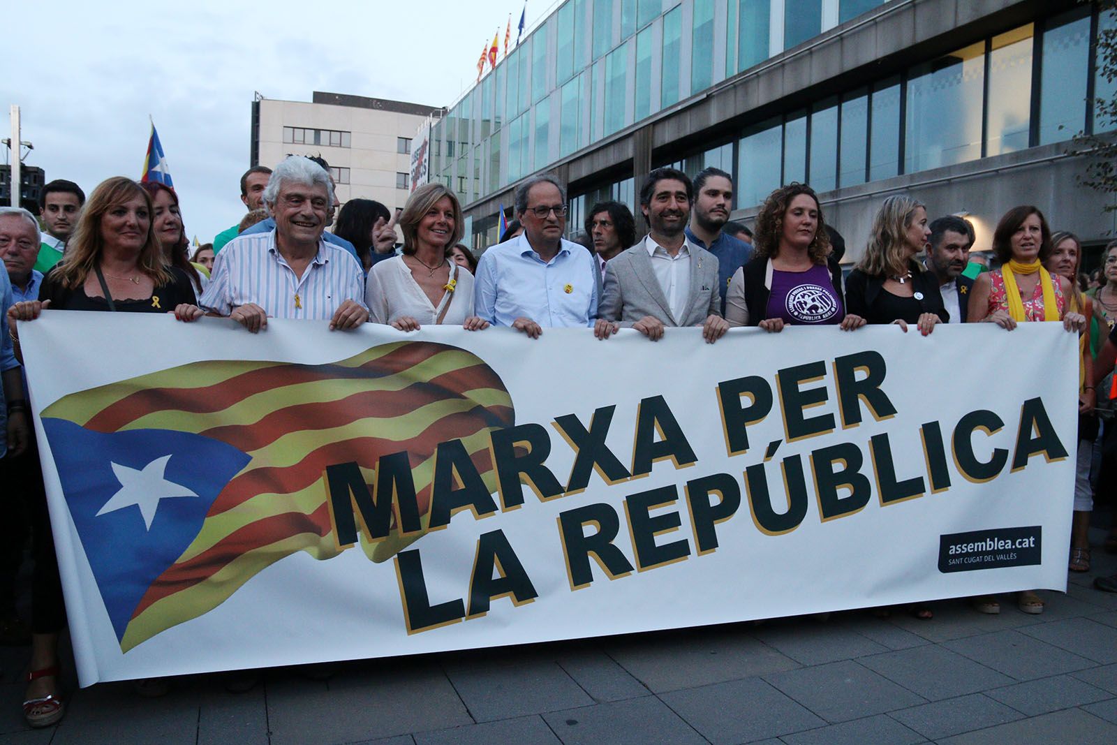 Marxa per a la República. Foto: Lali Álvarez