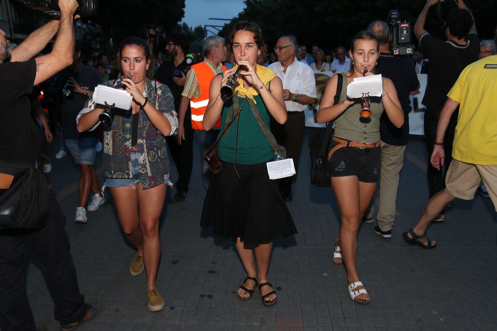 Marxa per a la República. Foto: Lali Álvarez