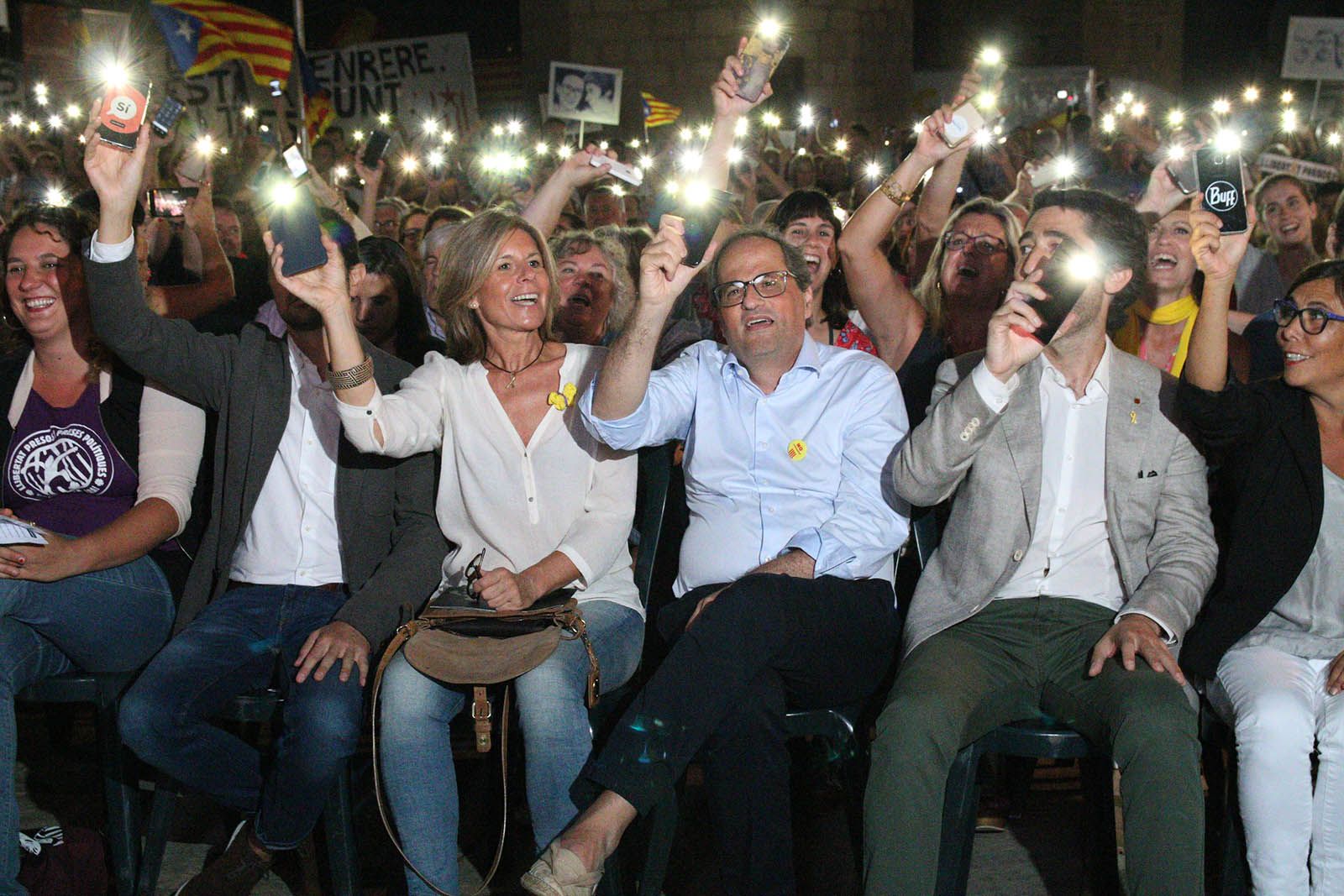 Marxa per a la República. Foto: Lali Álvarez