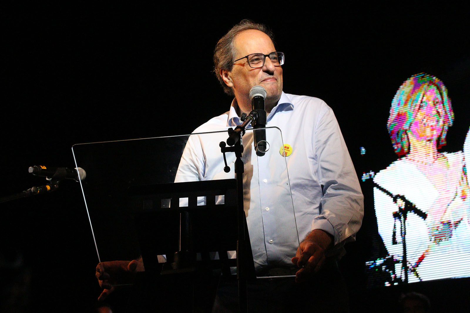 Quim Torra a Sant Cugat. Foto: Lali Álvarez