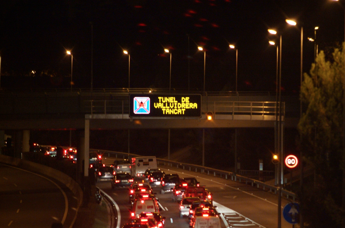 Imatge d'arxiu dels Túnels de Vallvidrera FOTO: Arxiu