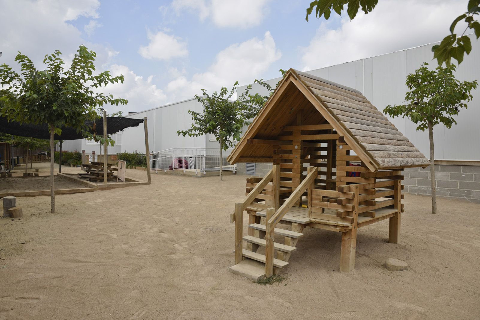 L'actual pati de La Mirada, que s'ampliarà FOTO: Bernat Millet