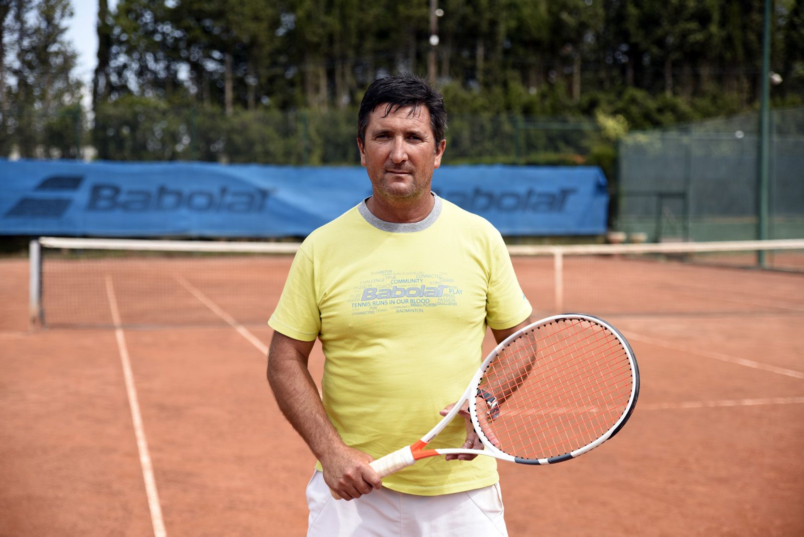 Mariano Medici, a les pistes del Club Tennis Natació Sant Cugat. FOTO: Bernat Millet