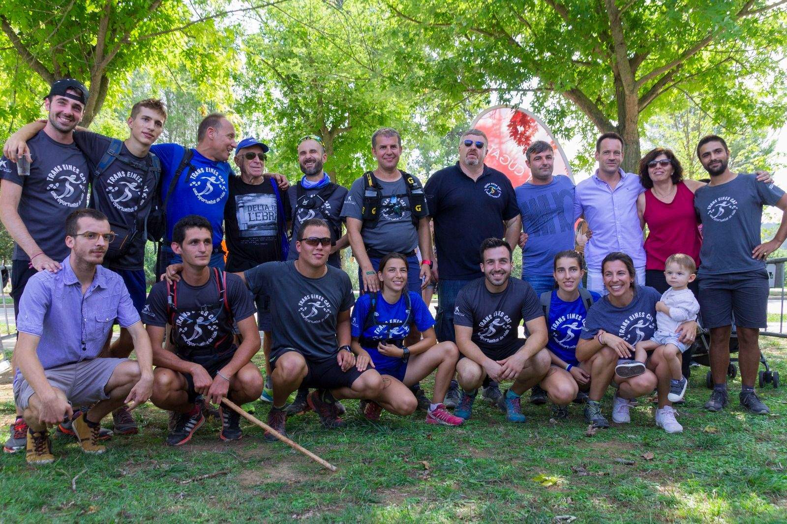 Un dels grup que va participar en la TransEinesCat. FOTO: TOT Sant Cugat