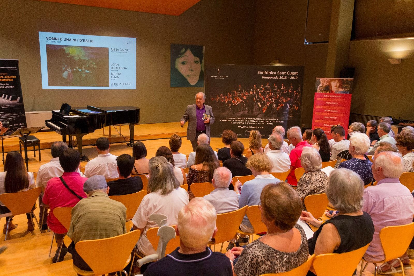 L'Orquestra Simfònica de Sant Cugat presenta la nova programació. FOTO: Paula Valls