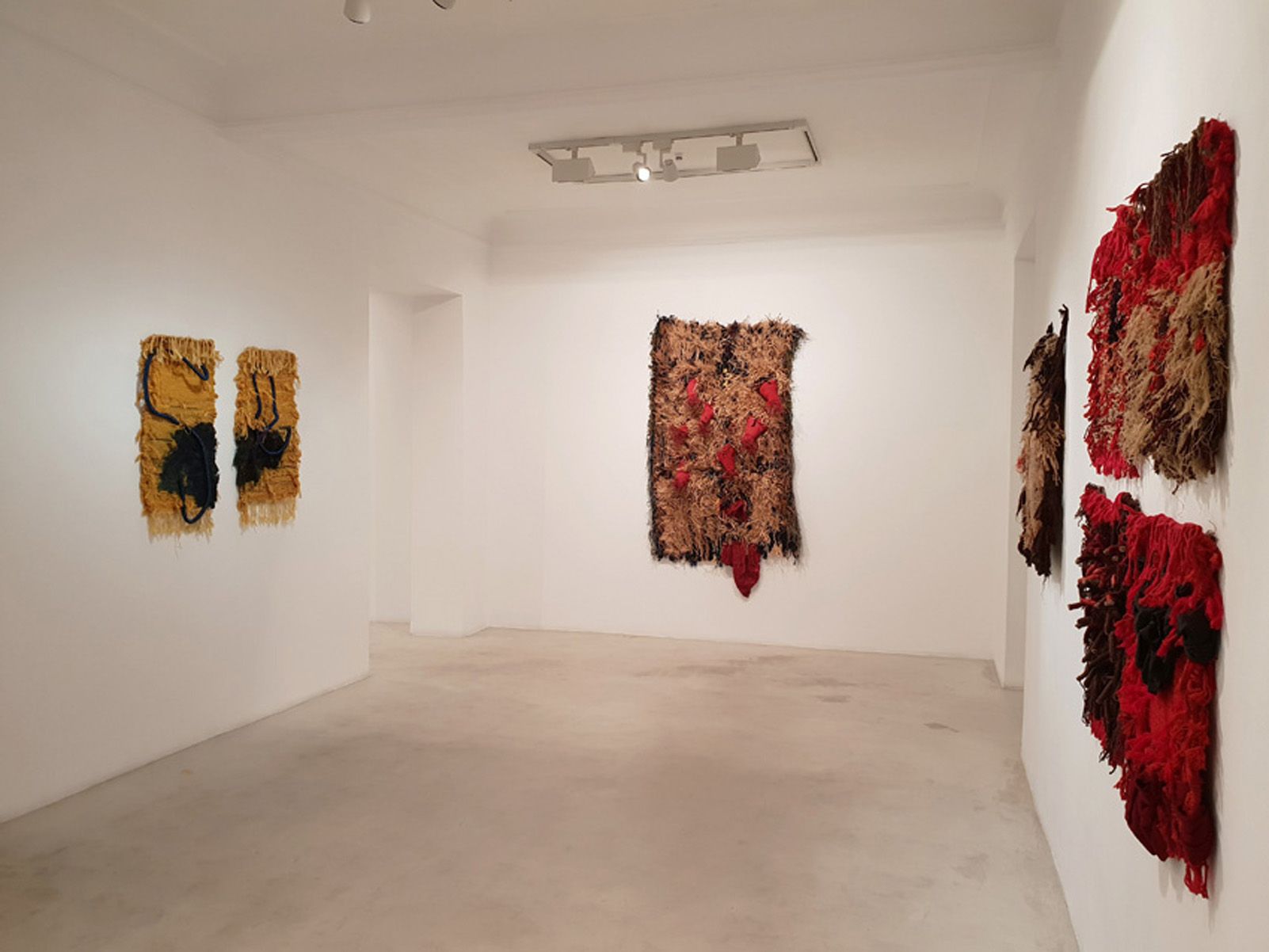 L'obra de Grau-Garriga en l'exposició de Madrid. FOTO: Cedida