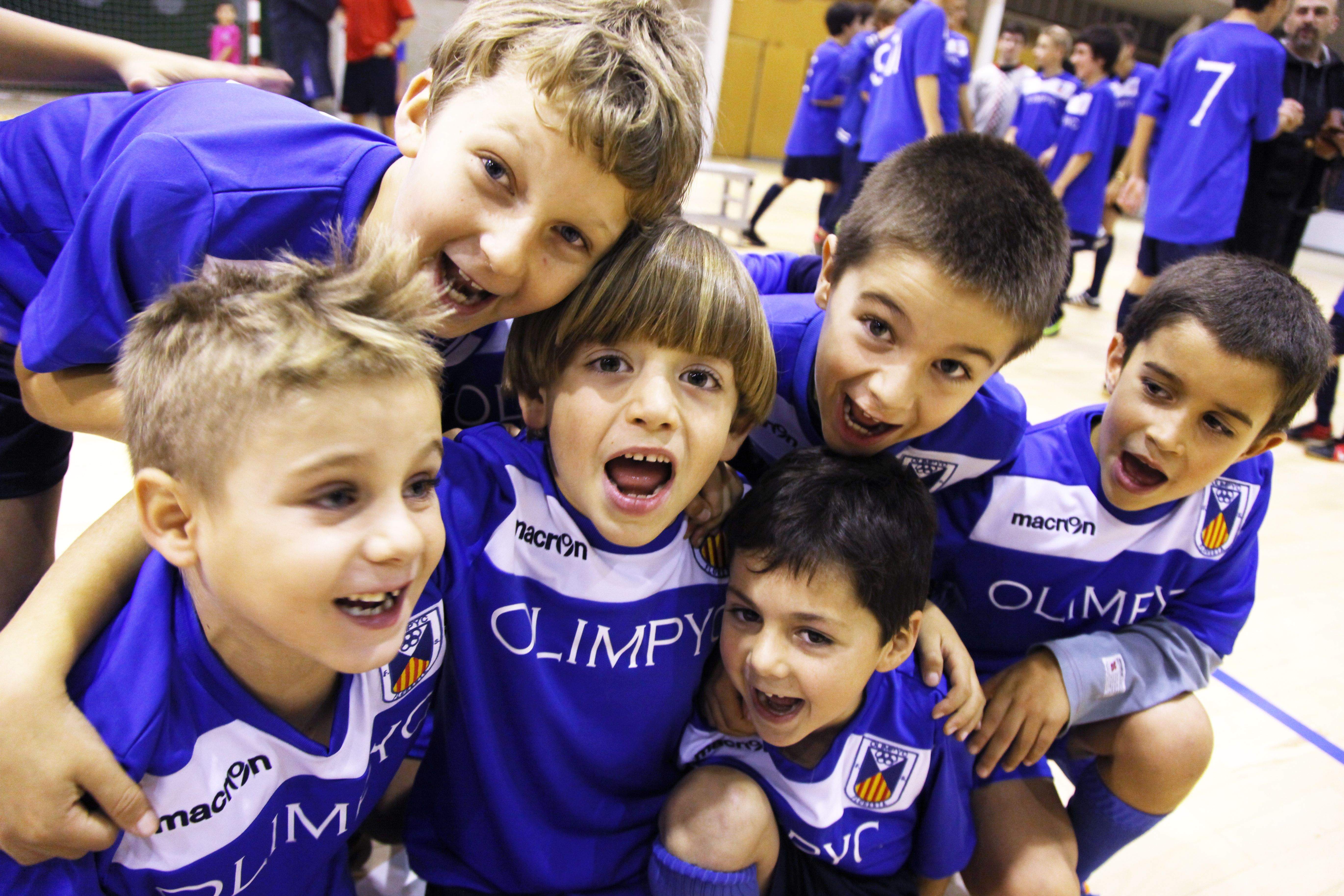 Imatge d'arxiu del 2014 de la presentació dels equips de l'Olimpyc Floresta Futbol Sala. FOTO: Lali Puig