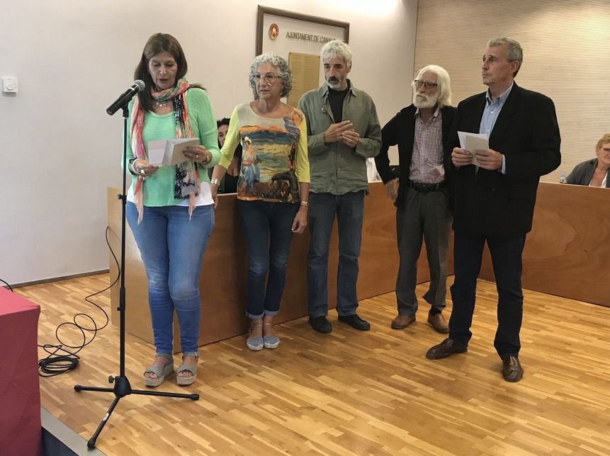 Moment en que es donaven a conèixer els guanyadors del concurs. FOTO: EMD valldoreix