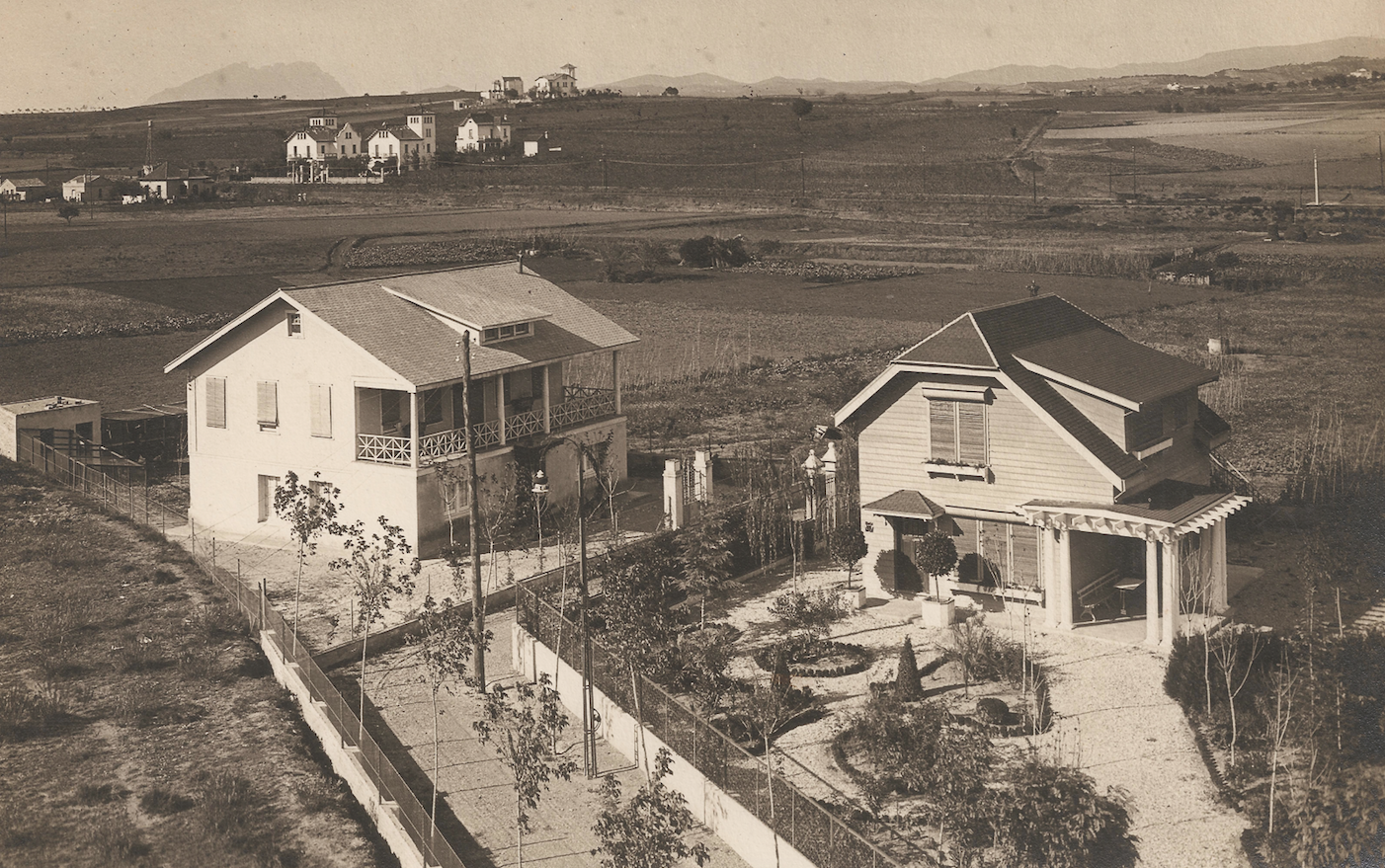 Xalets del Sr. Ramírez i barriada Blanquet. FOTO: Ricard Mestre