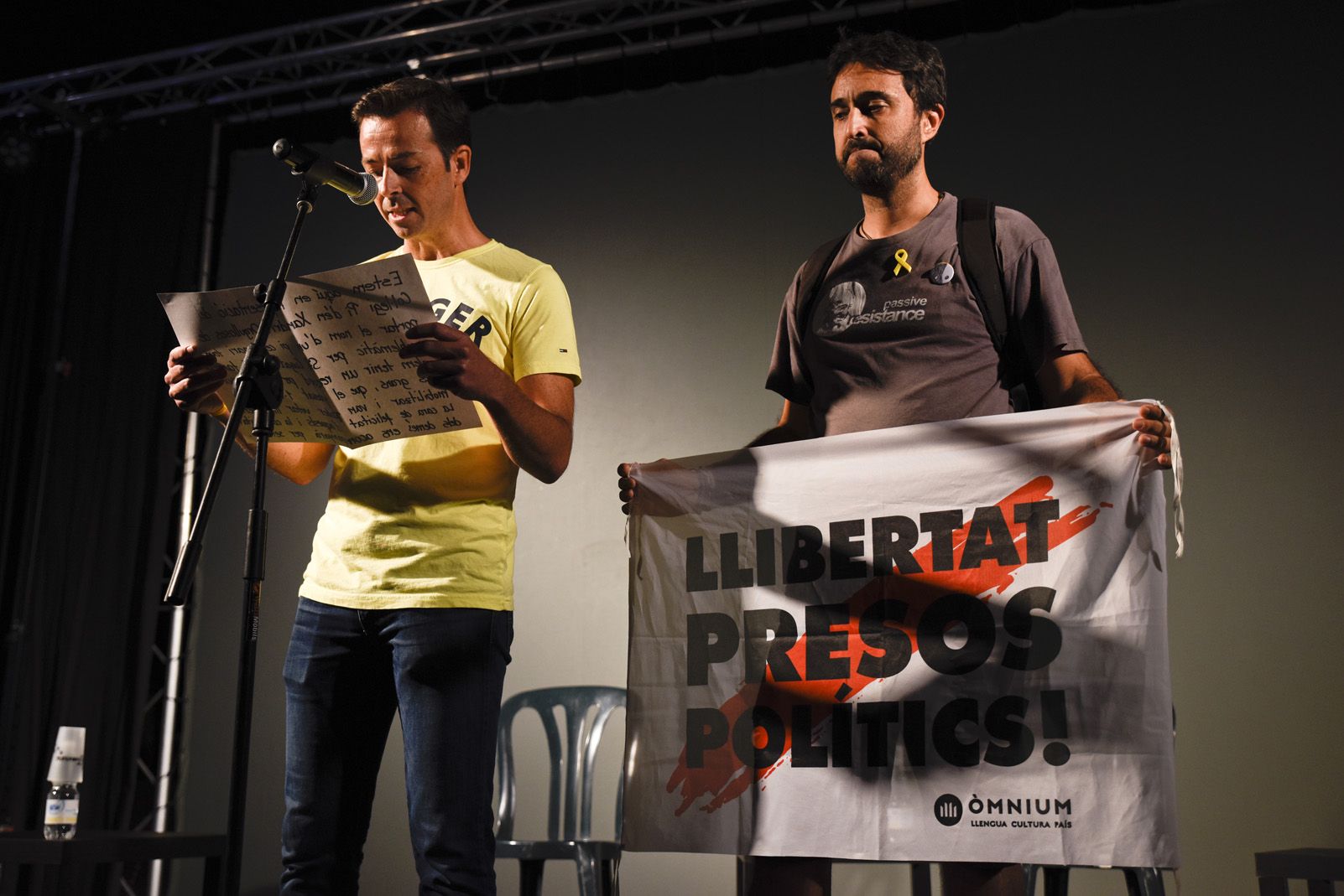 Commemoració de l'1 d'Octubre. Foto: Bernat Millet.