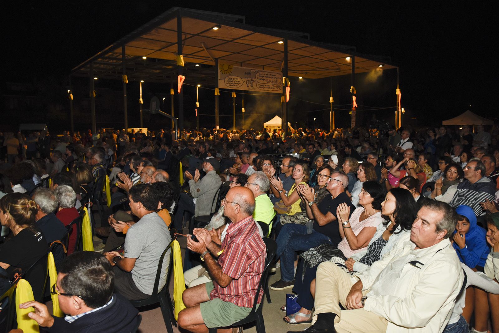 Commemoració de l'1 d'Octubre. Foto: Bernat Millet.