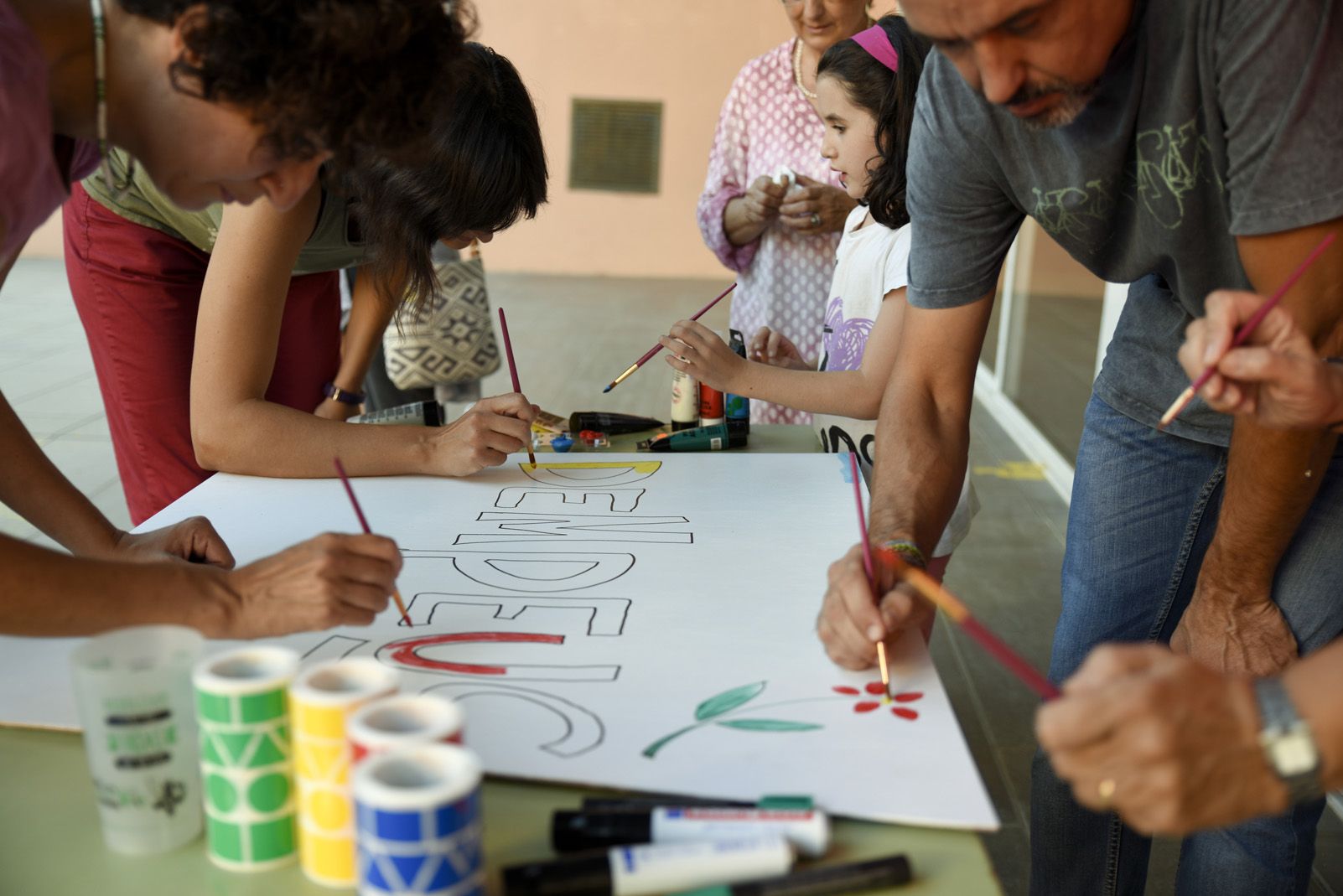 Commemoració de l'1 d'Octubre. Foto: Bernat Millet.