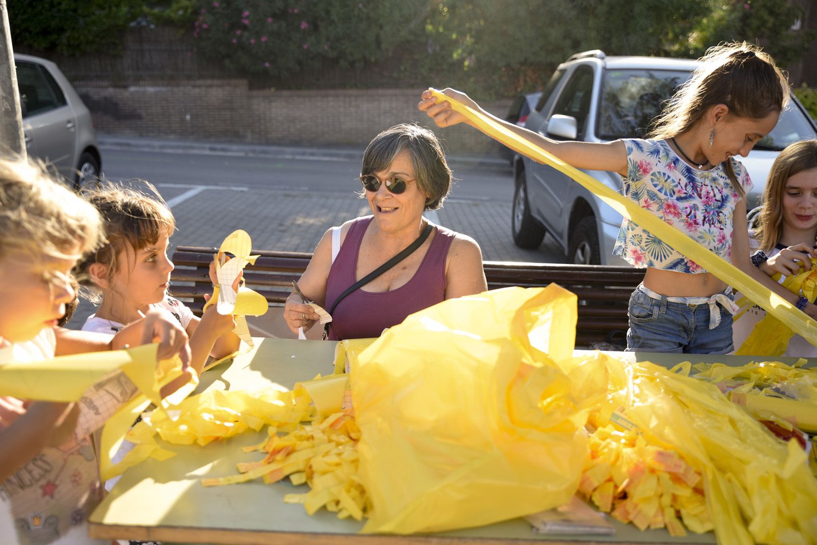 Commemoració de l'1 d'Octubre. Foto: Bernat Millet.