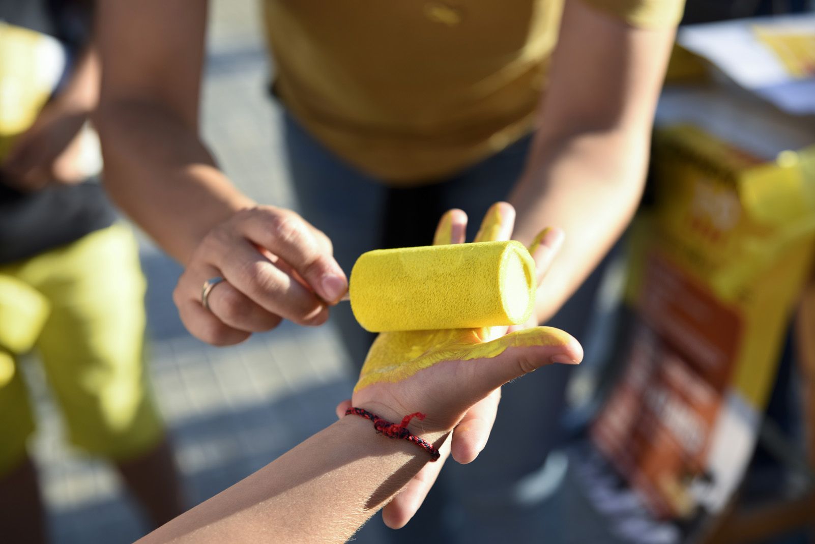 Commemoració de l'1 d'Octubre. Foto: Bernat Millet.
