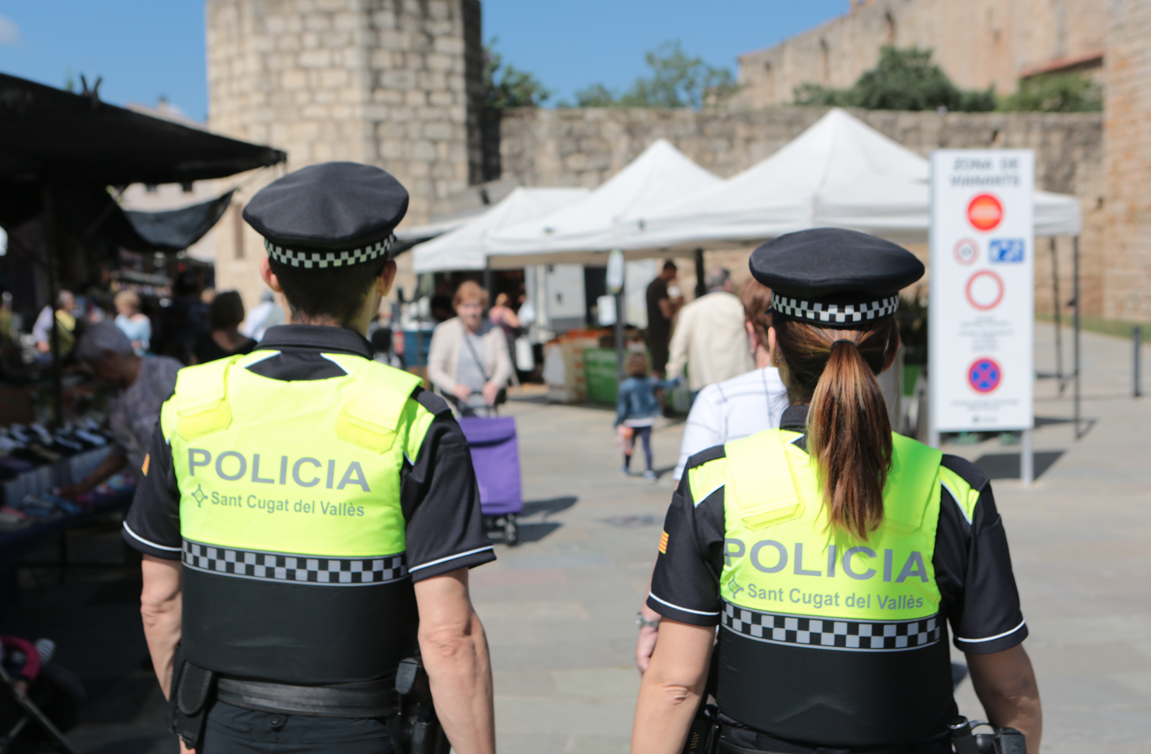 Policia Local de Sant Cugat del Vallès FOTO: Artur Ribera