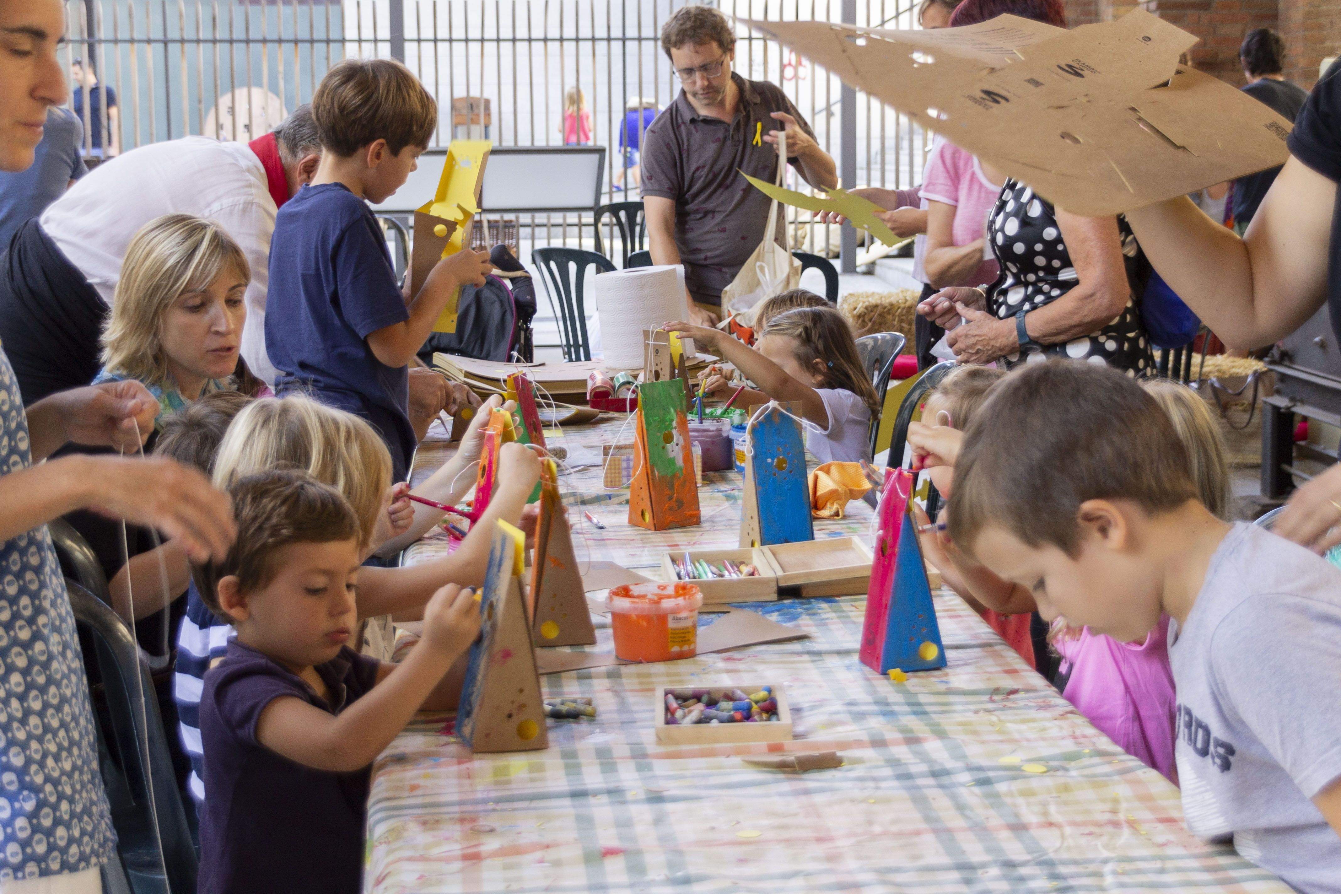 Activitats infantils a la Fira de les Portadores FOTO: Paula Galván