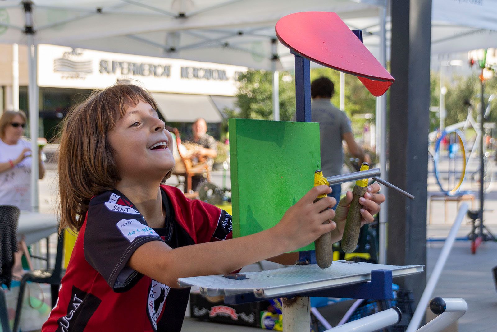 R-Festa a la Rambla del Celler. FOTO: Paula Galván