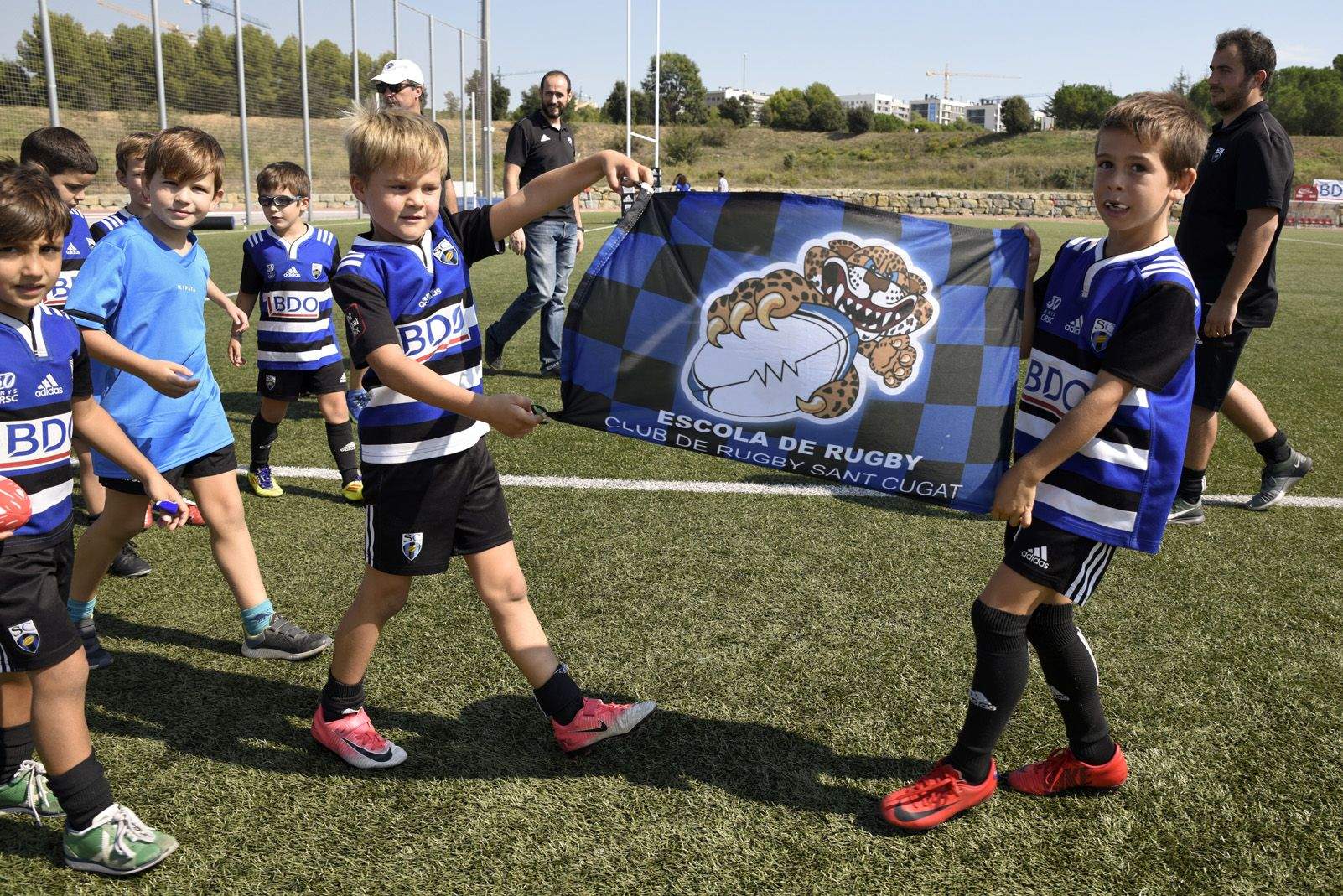 Presentació dels equips de Rubgy de Sant Cugat. Foto: Bernat Millet.