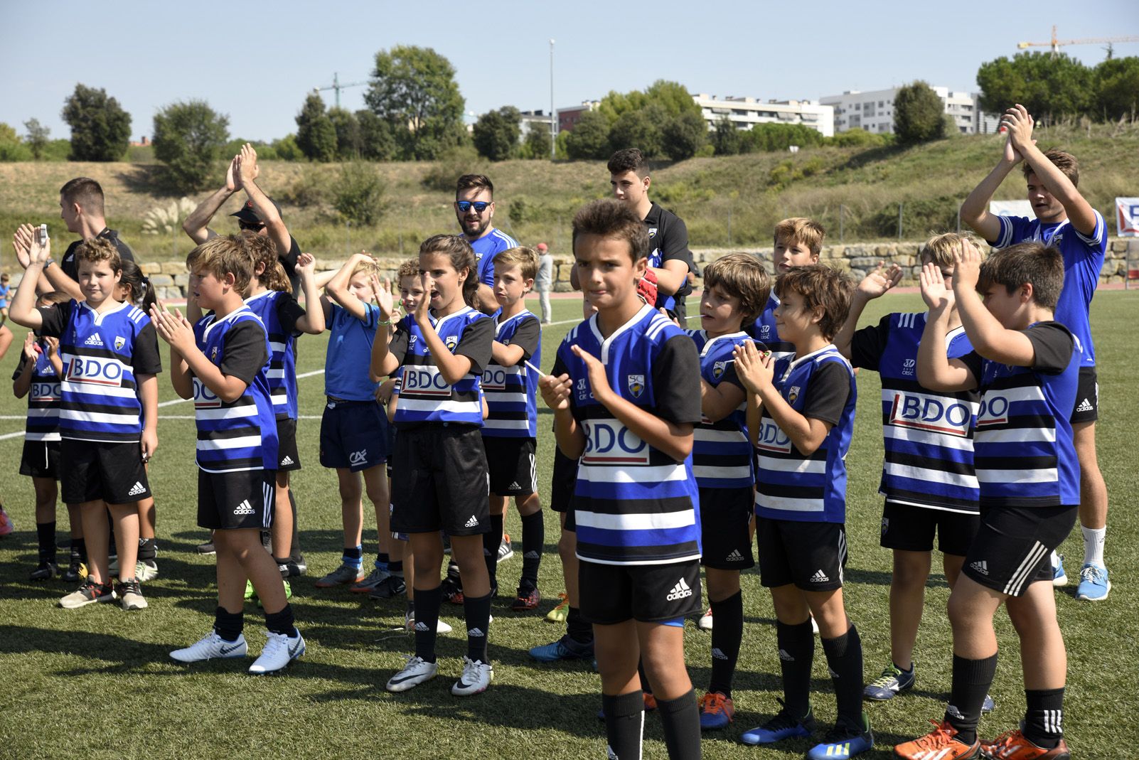 Presentació dels equips de Rubgy de Sant Cugat. Foto: Bernat Millet.