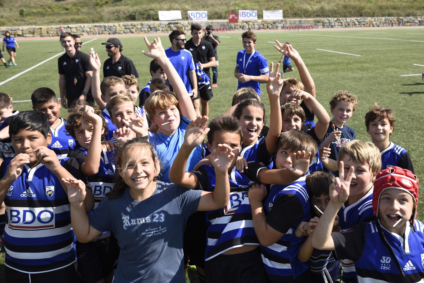Presentació dels equips de Rubgy de Sant Cugat. Foto: Bernat Millet.