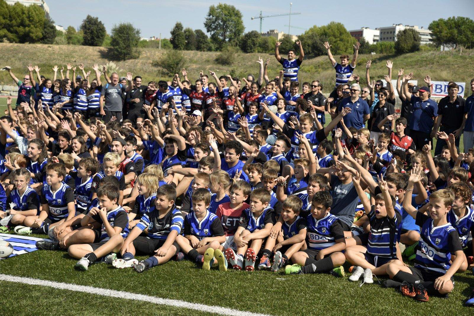 Presentació dels equips de Rubgy de Sant Cugat. Foto: Bernat Millet.