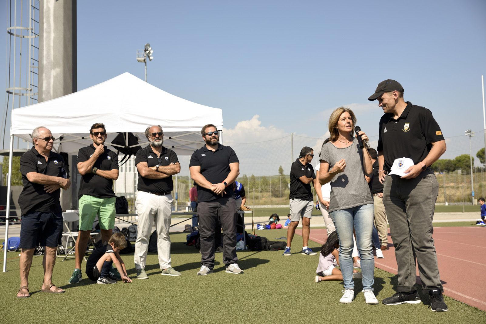 Presentació dels equips de Rubgy de Sant Cugat. Foto: Bernat Millet.