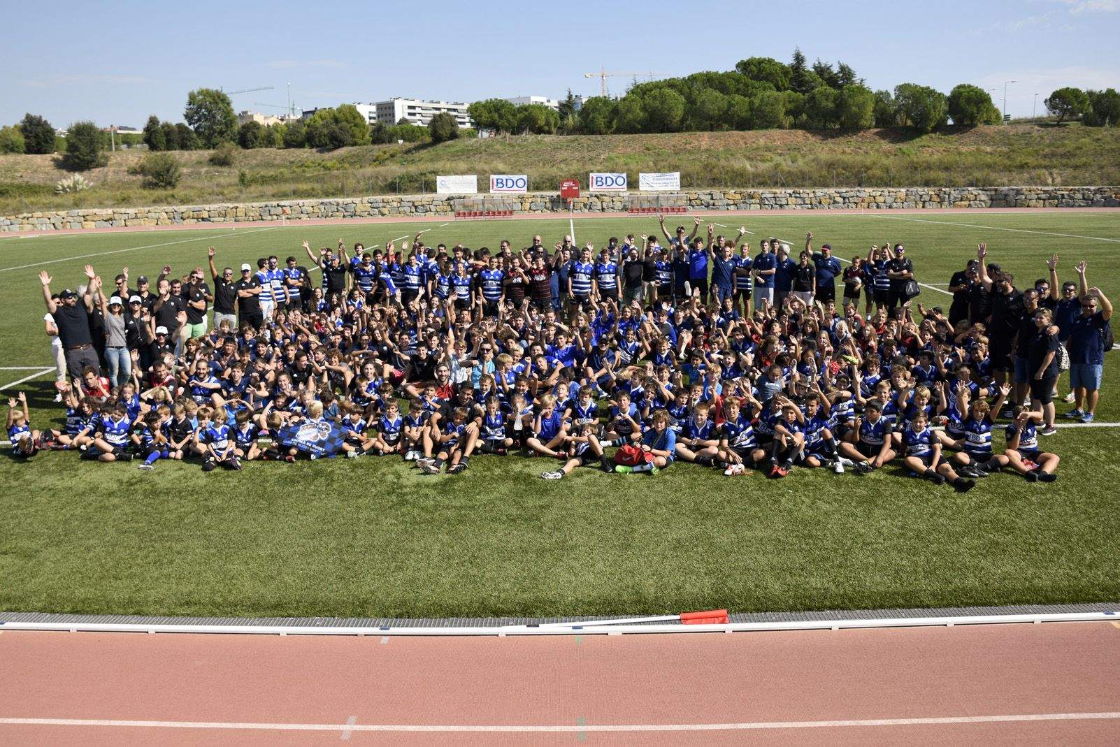 El Club de Rugby Sant Cugat ha presentat els seus 23 equips per aquesta temporada 2018-2019. FOTO: Bernat Millet