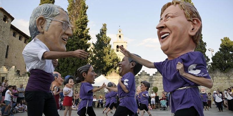 Diada de Testes dels Caparrots de Sant Cugat. Foto: Bernat Millet.